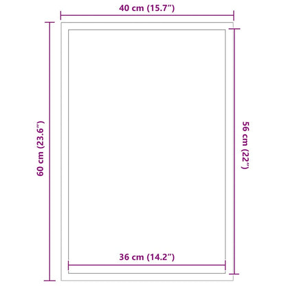 Doormat Brown 40x60 cm
