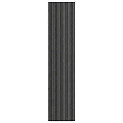 Doormat Stripe Black and Grey 115x500 cm