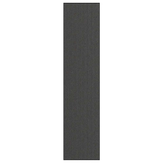 Doormat Stripe Black and Grey 115x500 cm
