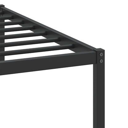 Bed Frame without Mattress Smoked Oak 107x203 cm Engineered Wood