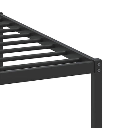 Bed Frame without Mattress Smoked Oak 193x201 cm Engineered Wood