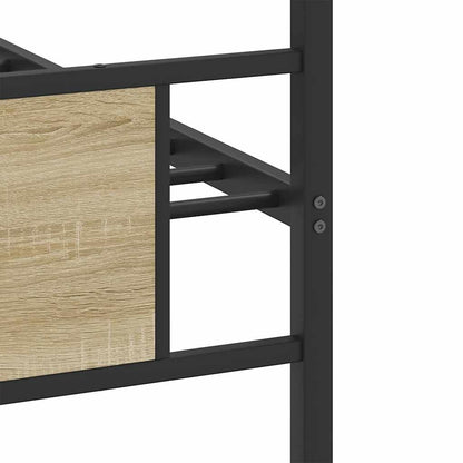 Bed Frame without Mattress Sonoma Oak 90x190 cm Single Engineered Wood