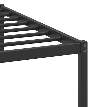 Bed Frame without Mattress Brown Oak 100x190 cm Engineered Wood
