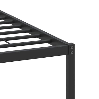 Bed Frame without Mattress Brown Oak 137x190 cm Engineered Wood
