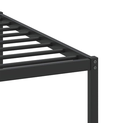 Bed Frame without Mattress Brown Oak 200x200 cm Engineered Wood