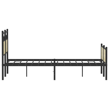 Bed Frame without Mattress Sonoma Oak 120x190 cm Small Double Engineered Wood