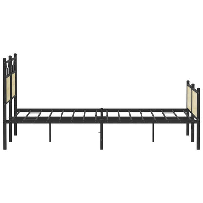 Bed Frame without Mattress Sonoma Oak 150x200 cm King Size Engineered Wood