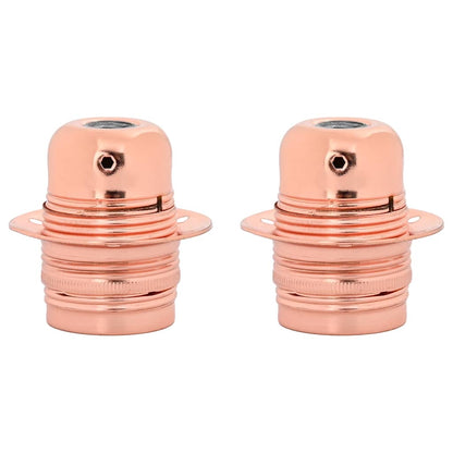 Lamp Holders 2 pcs Rose Gold E27