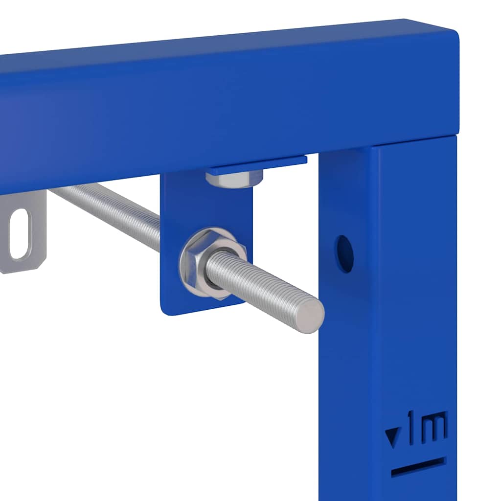 Bathroom Wall Support Manual Blue 50 x 17.5 x 136 cm Steel