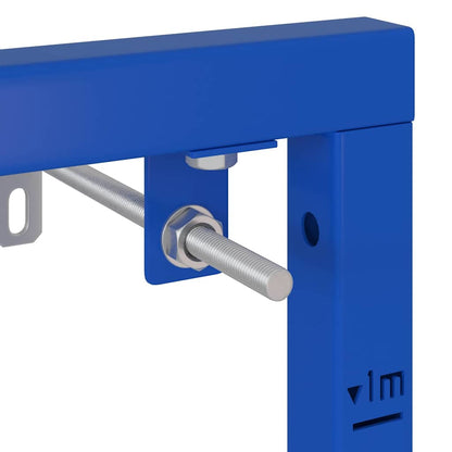 Bathroom Wall Support Manual Blue 50 x 17.5 x 136 cm Steel