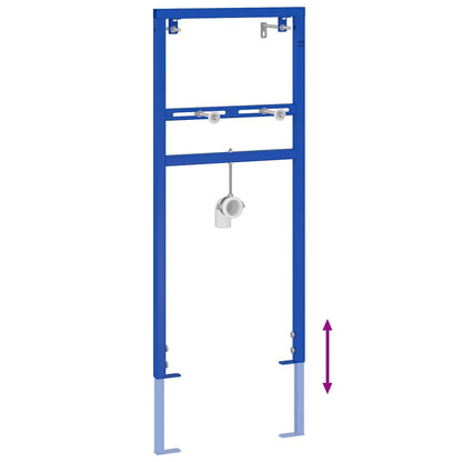 Bathroom Wall Support Manual Blue 50 x 17.5 x 136 cm Steel