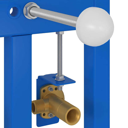Bathroom Wall Support Manual Blue 50 x 17.5 x 136 cm Steel