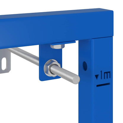 Bathroom Wall Support Manual Blue 50 x 17.5 x 136 cm Steel
