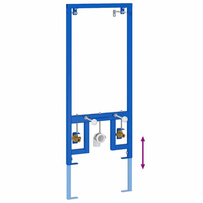 Bathroom Wall Support Manual Blue 50 x 17.5 x 136 cm Steel