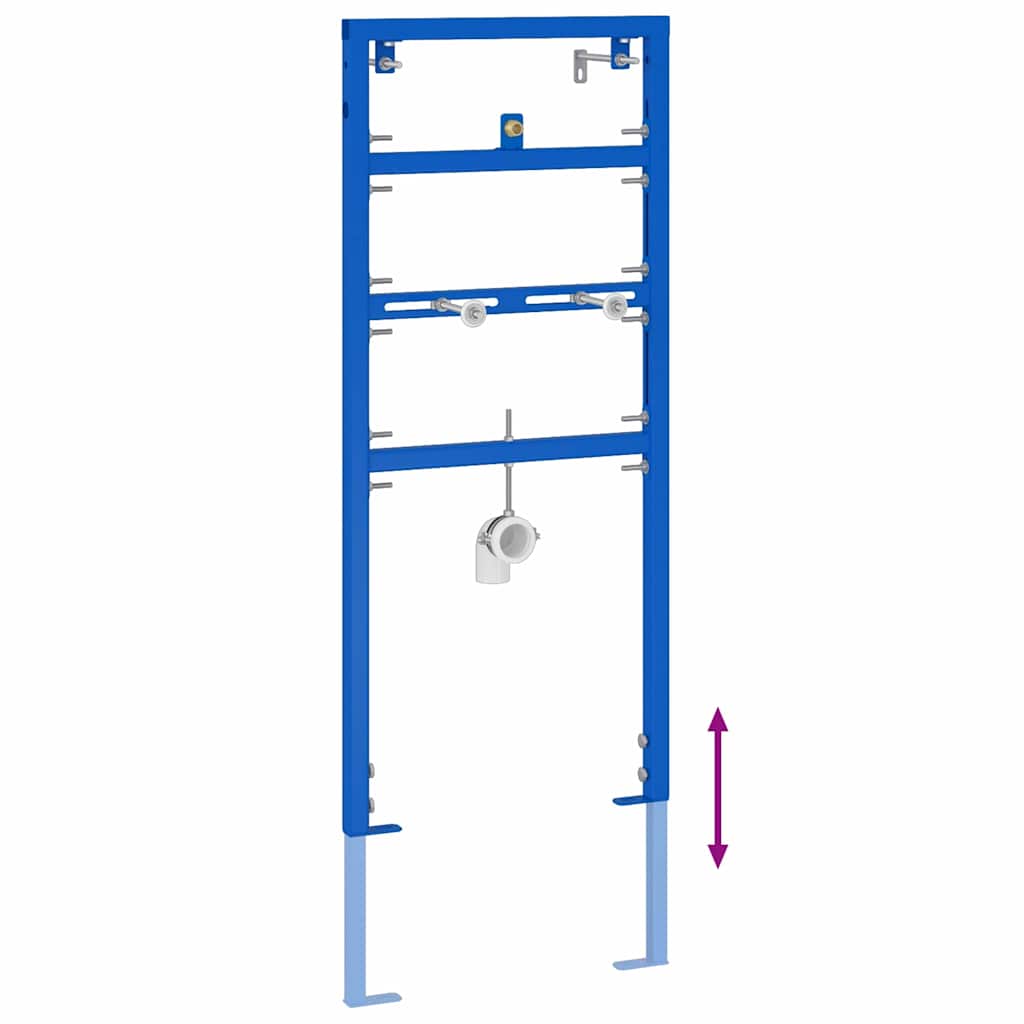 Bathroom Wall Support Manual Blue 50 x 17.5 x 136 cm Steel