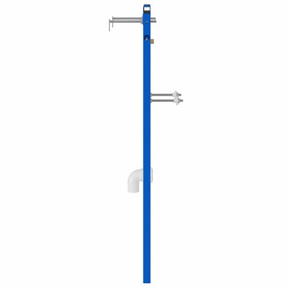 Bathroom Wall Support Manual Blue 50 x 17.5 x 136 cm Steel