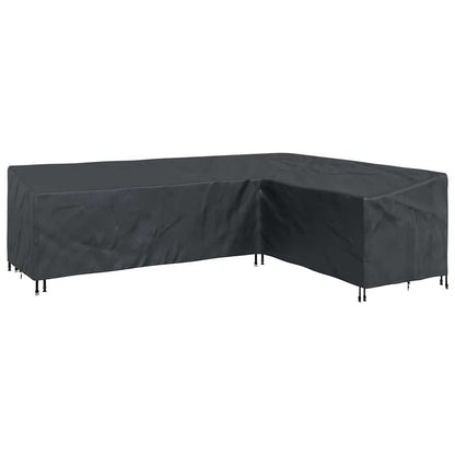 Outdoor Furniture Cover Black 286 x 222 x 80 cm 420D fabric