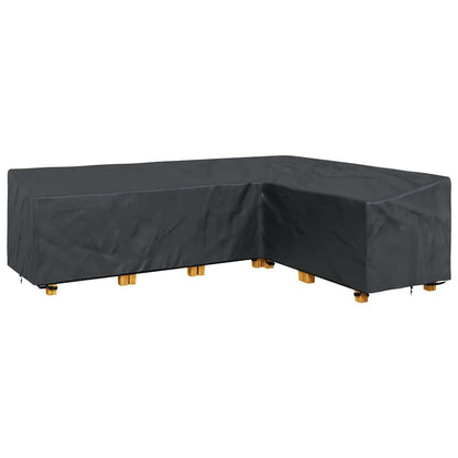 Outdoor Furniture Cover Black 286 x 222 x 80 cm 420D fabric