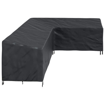 Outdoor Furniture Cover Black 286 x 222 x 80 cm 420D fabric