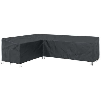 Outdoor Furniture Cover Black 286 x 222 x 80 cm 600D fabric