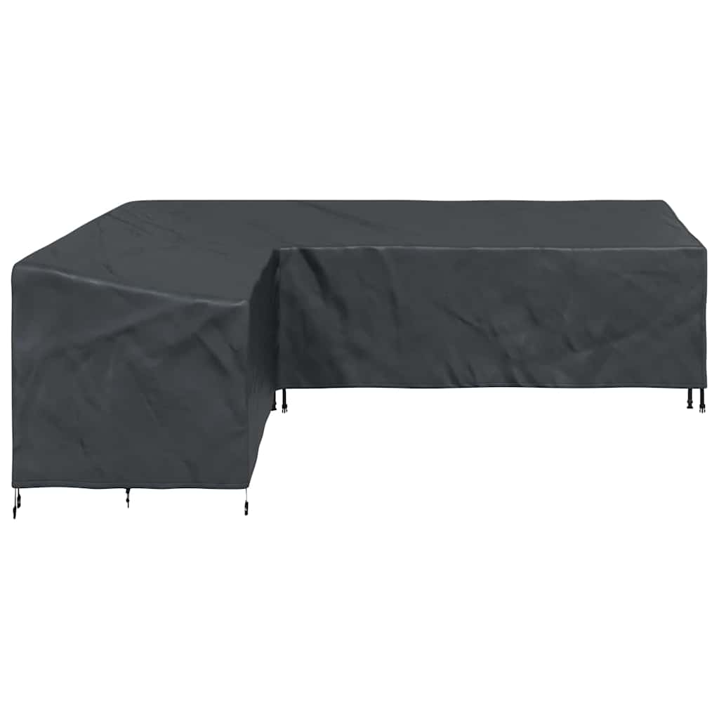Outdoor Furniture Cover Black 286 x 222 x 80 cm 600D fabric