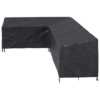 Outdoor Furniture Cover Black 286 x 222 x 80 cm 600D fabric