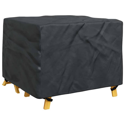Outdoor Furniture Cover Black 113 x 113 x 73 cm 420D