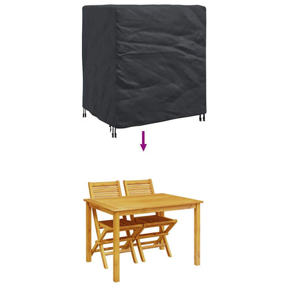 Outdoor Furniture Cover Black 116 x 100 x 120 cm 420D