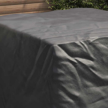 Outdoor Furniture Cover Black 125 x 125 x 74 cm 210D fabric