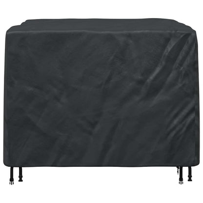 Outdoor Furniture Cover Black 125 x 125 x 74 cm 600D fabric