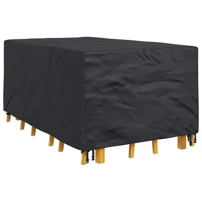 Outdoor Furniture Cover Black 143 x 225 x 90 cm 420D