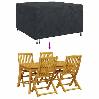 Outdoor Furniture Cover Black 150 x 150 x 75 cm 600D