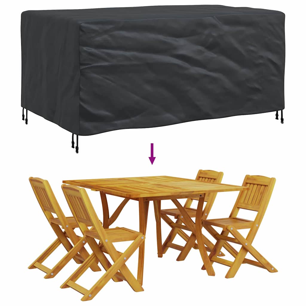 Outdoor Furniture Cover Black 172 x 113 x 73 cm 420D