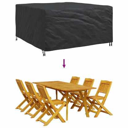 Outdoor Furniture Cover Black 180 x 190 x 85 cm 210D