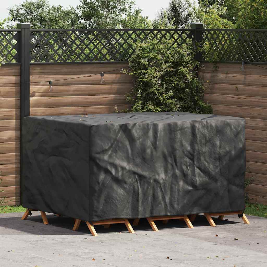 Outdoor Furniture Cover Black 180 x 120 x 74 cm 420D