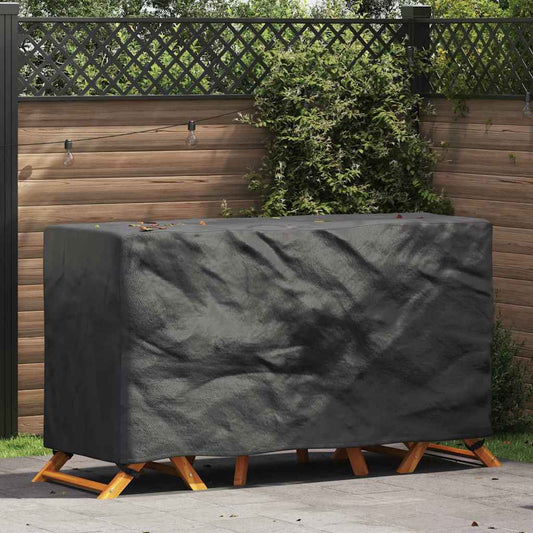Outdoor Furniture Cover Black 180 x 70 x 90 cm 210D
