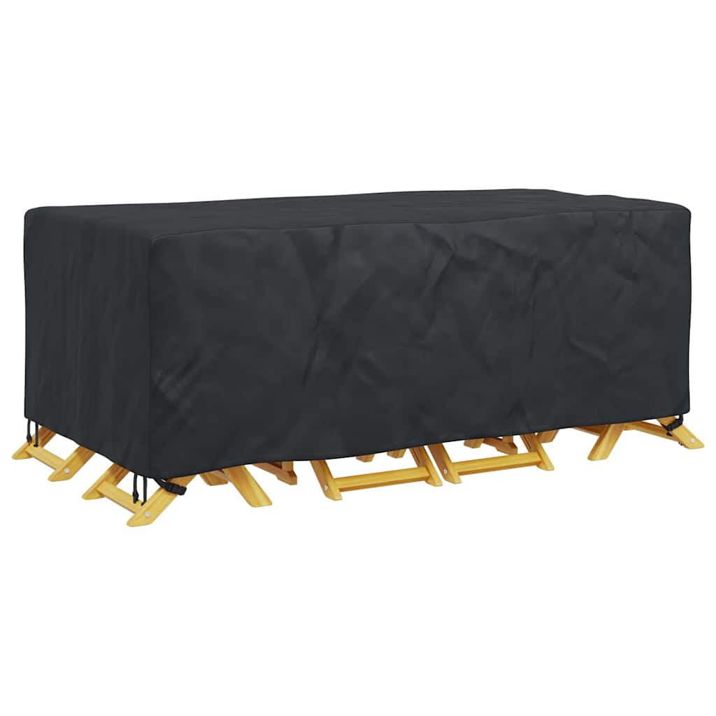 Outdoor Furniture Cover Black 200 x 110 x 70 cm 210D
