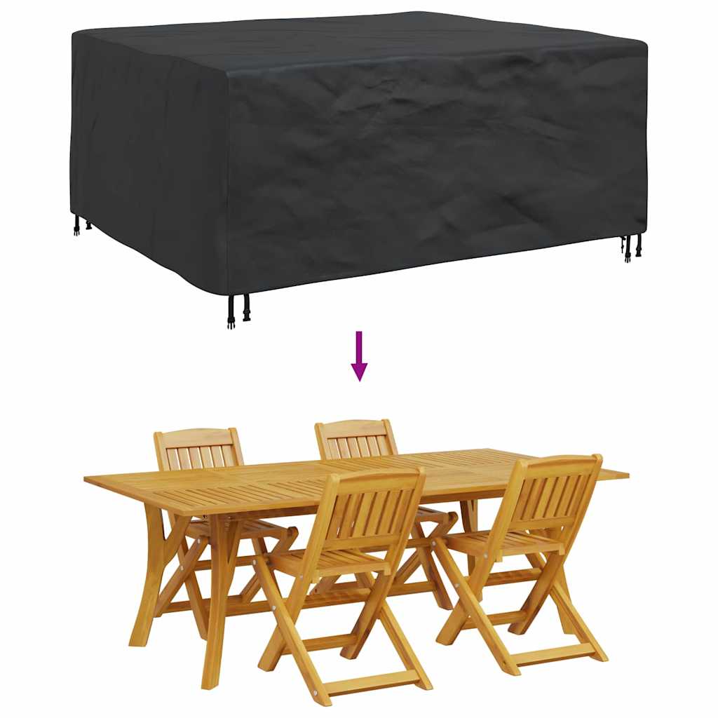 Outdoor Furniture Cover Black 200 x 165 x 80 cm 420D