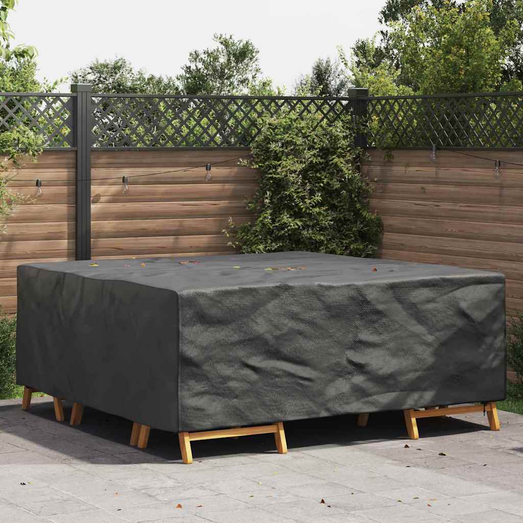 Outdoor Furniture Cover Black 210 x 200 x 70 cm 600D