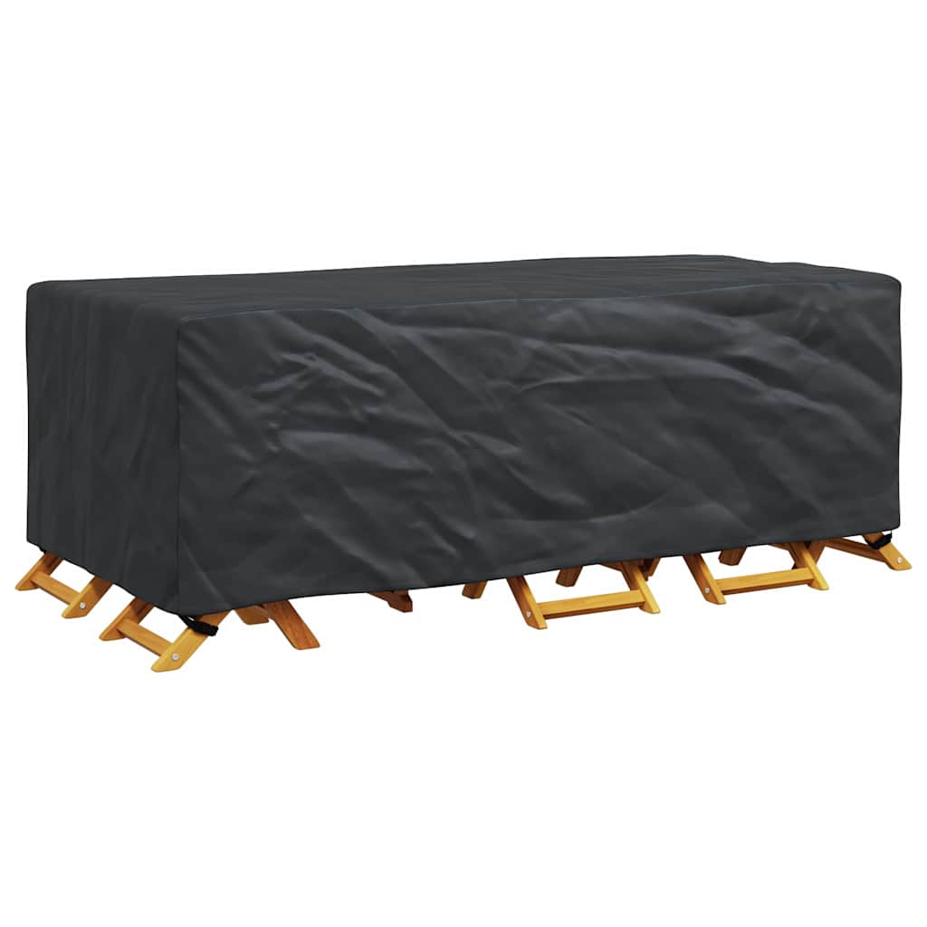 Outdoor Furniture Cover Black 220 x 110 x 70 cm 600D