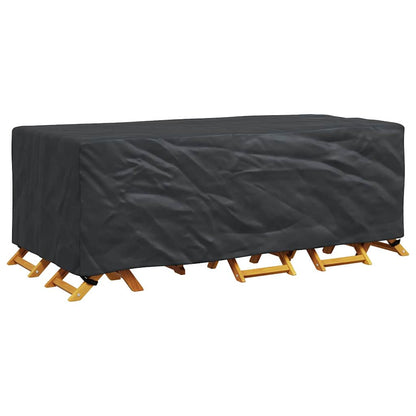 Outdoor Furniture Cover Black 220 x 110 x 70 cm 600D