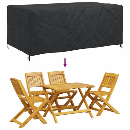 Outdoor Furniture Cover Black 240 x 140 x 90 cm 600D