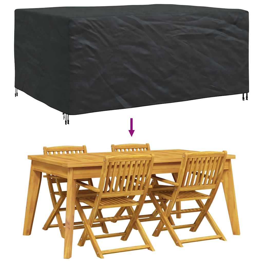 Outdoor Furniture Cover Black 240 x 180 x 100 cm 210D