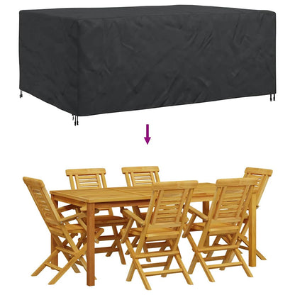 Outdoor Furniture Cover Black 280 x 204 x 106 cm 420D