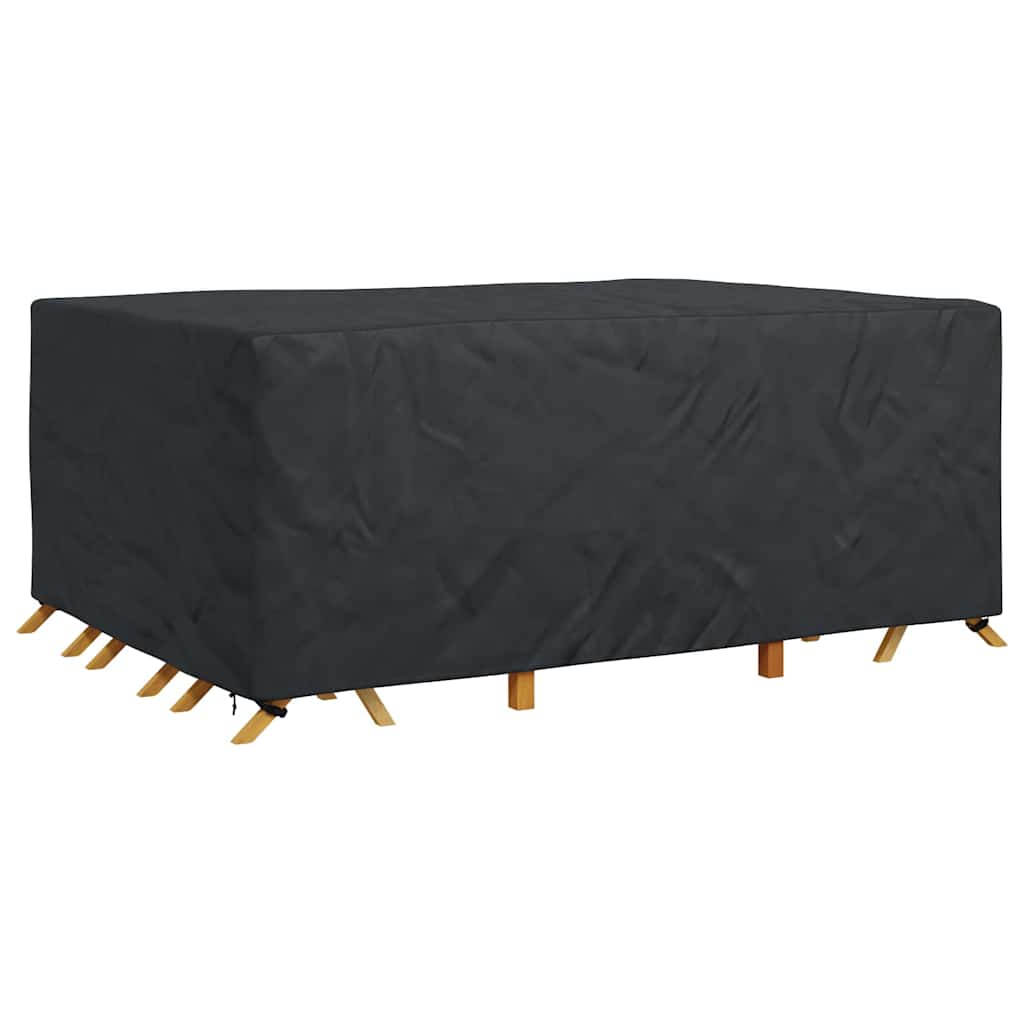 Outdoor Furniture Cover Black 280 x 204 x 106 cm 420D