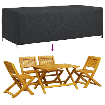 Outdoor Furniture Cover Black 300 x 140 x 90 cm 420D