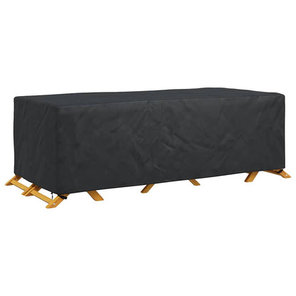 Outdoor Furniture Cover Black 300 x 140 x 90 cm 420D