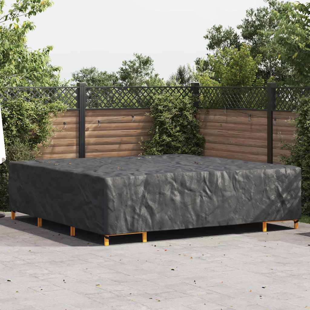 Outdoor Furniture Cover Black 300 x 300 x 70 cm 210D