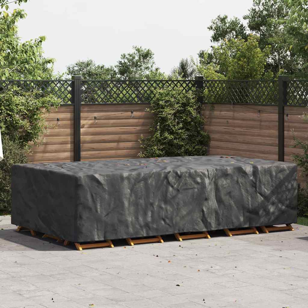 Outdoor Furniture Cover Black 305 x 190 x 85 cm 420D