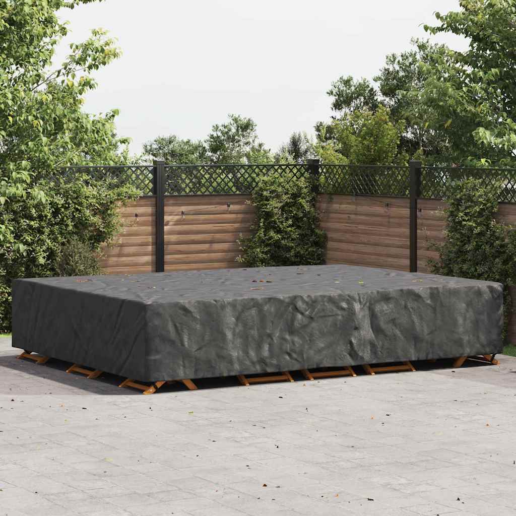 Outdoor Furniture Cover Black 350 x 260 x 90 cm 210D